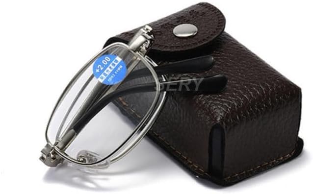 Lunettes bifocales unisexes – Cadre titane, confort et élégance (+1 à +4)