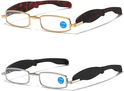 Lunettes rotatives 360° – Anti-lumière bleue, confortables et portables