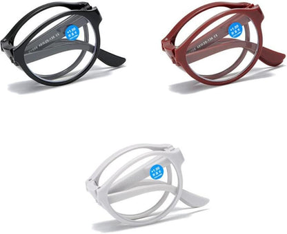 Mini lunettes pliantes – Cadre métal noir, format compact avec boîte