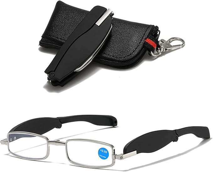 Lunettes rotatives 360° – Anti-lumière bleue, confortables et portables
