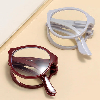Mini lunettes pliantes – Cadre métal noir, format compact avec boîte