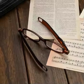 Lunettes de lecture anti-lumière bleue, pliables, rotation à 360°, loupe pour ordinateur/téléphone portable, ultra-légères, lunettes TR portables, anti-radiations