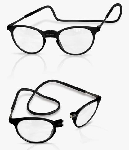 Lunettes de blocage de la lumière bleue – Lunettes de lecture avec connexion avant – Cordon réglable anti-fatigue oculaire – Lecteur de télévision pour homme et femme