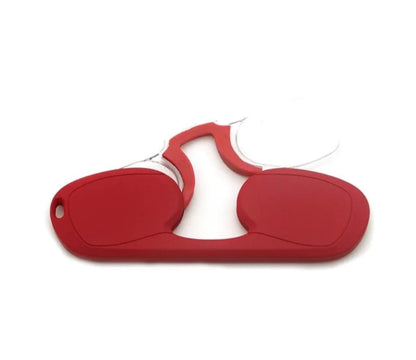 Lunettes de lecture à nez pincé pour hommes et femmes, lunettes de lecture porte-clés haut de gamme