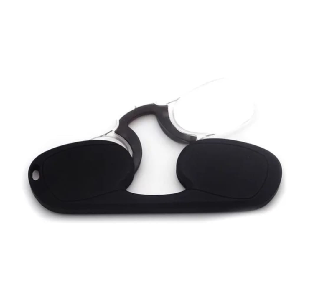 Lunettes de lecture à nez pincé pour hommes et femmes, lunettes de lecture porte-clés haut de gamme