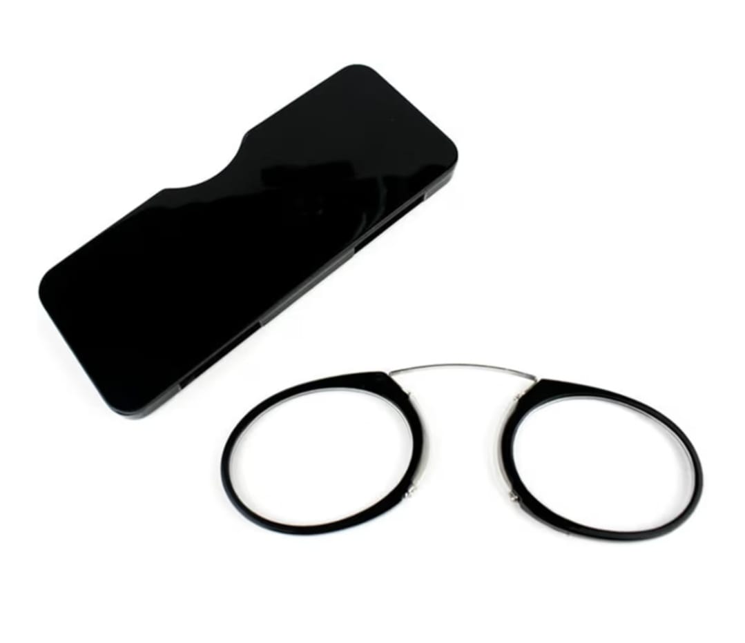 Lunettes de lecture pour hommes et femmes, mini lunettes de lecture portables avec pince-nez