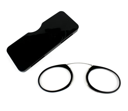 Lunettes de lecture pour hommes et femmes, mini lunettes de lecture portables avec pince-nez