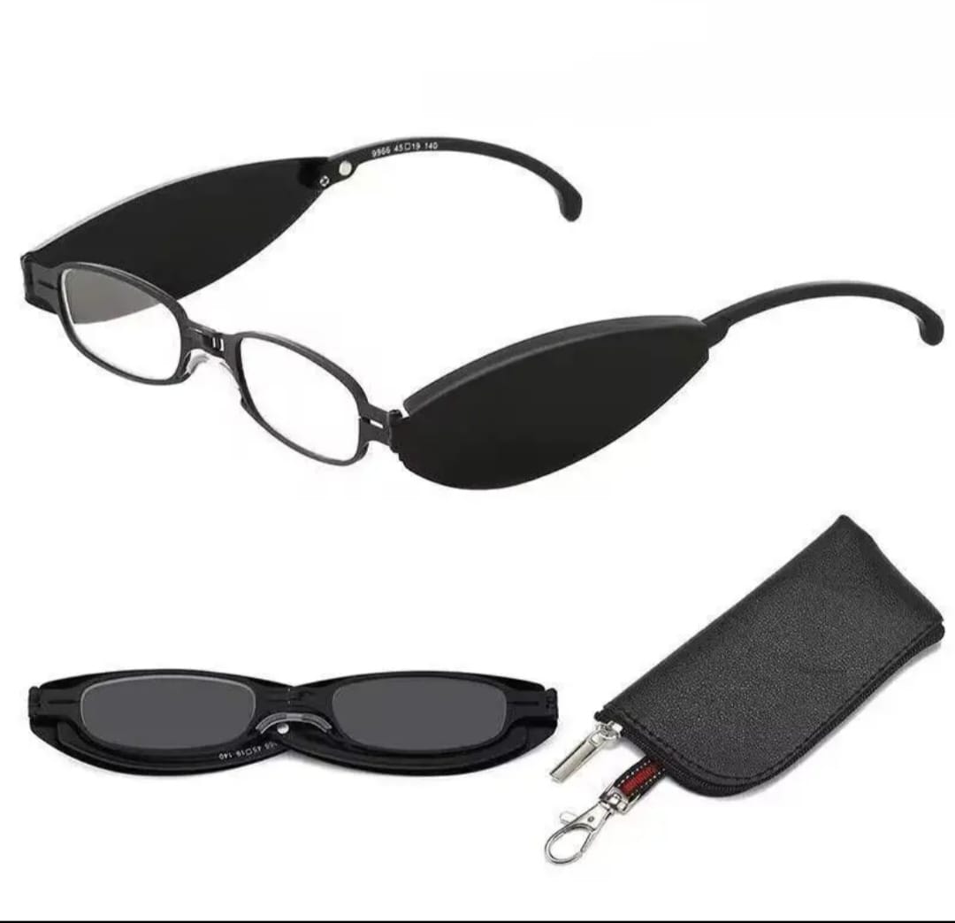 Lunettes de lecture pliable pour femmes et hommes, mode portable, lunettes de presbytie pliables unisexes avec loupe