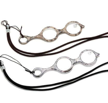 Lunettes pendentif pliables et portables pour hommes et femmes, petites lunettes rondes pour presbytie +1,0 1,5 2,0 2,5 3 3,5 4
