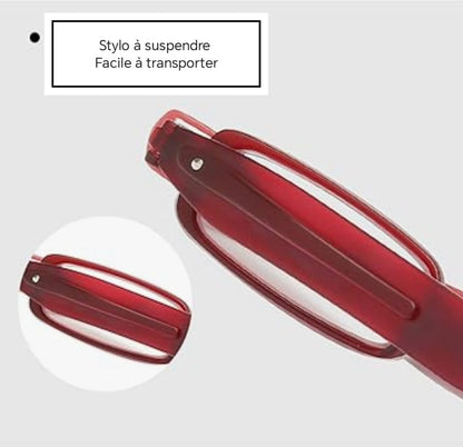 Lunettes de lecture anti-lumière bleue, pliables, rotation à 360°, loupe pour ordinateur/téléphone portable, ultra-légères, lunettes TR portables, anti-radiations