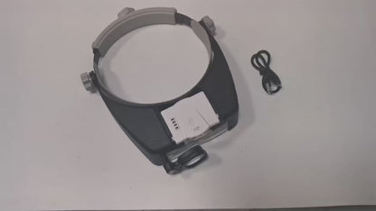 Loupe à bandeau 17X avec LED – Précision et confort pour chaque détail