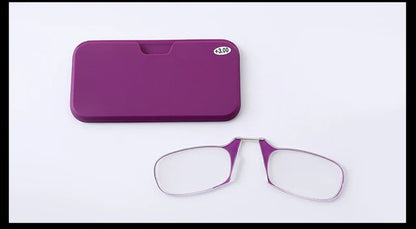Lunettes de lecture pince-nez pliables – Ultra légères avec étui, anti-fatigue visuelle