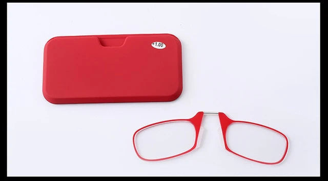 Lunettes de lecture pince-nez pliables – Ultra légères avec étui, anti-fatigue visuelle