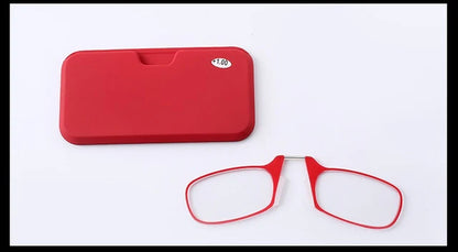 Lunettes de lecture pince-nez pliables – Ultra légères avec étui, anti-fatigue visuelle
