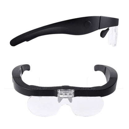 Loupe LED Rechargeable 1,5-5X pour Lecture et Réparation Horlogère