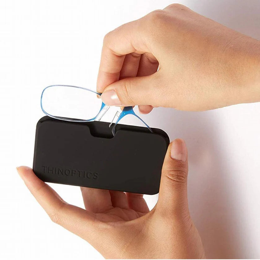 Lunettes de lecture pince-nez pliables – Ultra légères avec étui, anti-fatigue visuelle